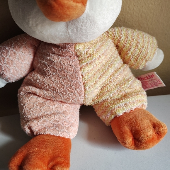 Russ Berrie Terry Chick Plush Baby Rattle Toy Chicklet Doll Collectible 12"Lovey - Picture 3 of 6